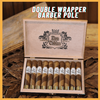 Double Wrapper Barber Pole Cigars